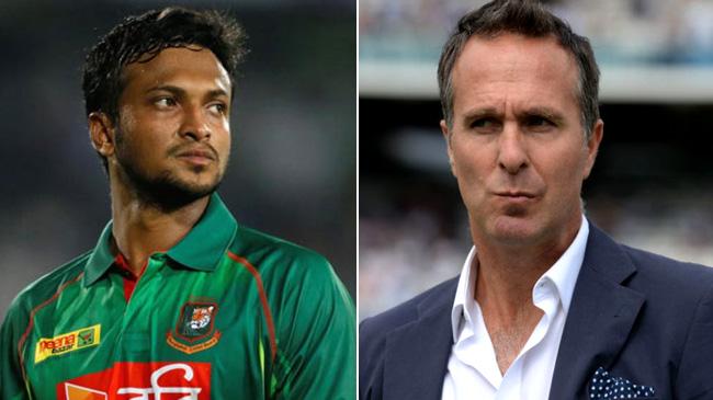 shakib al hasan michael vaughan