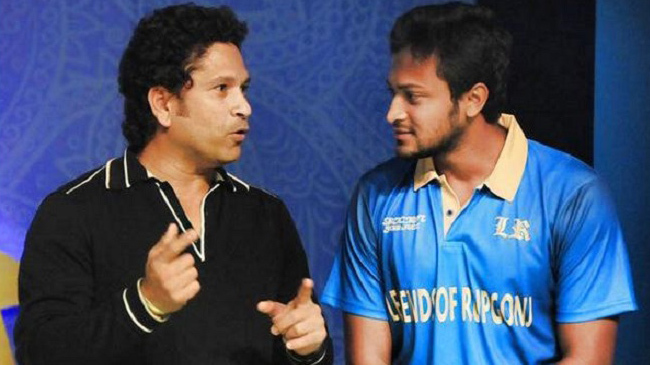 shakib al hasan sachin tendulkar