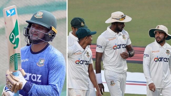 shakib and test team