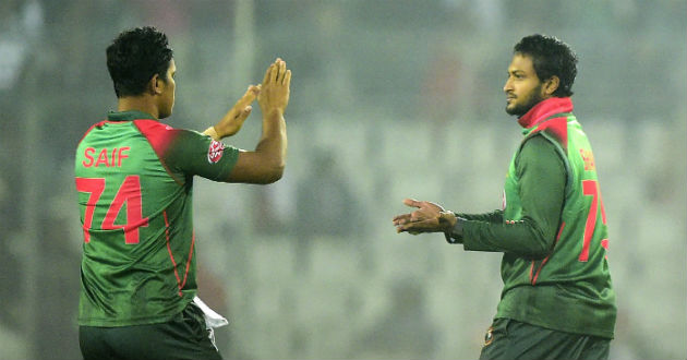 shakib celebrates with saifuddin