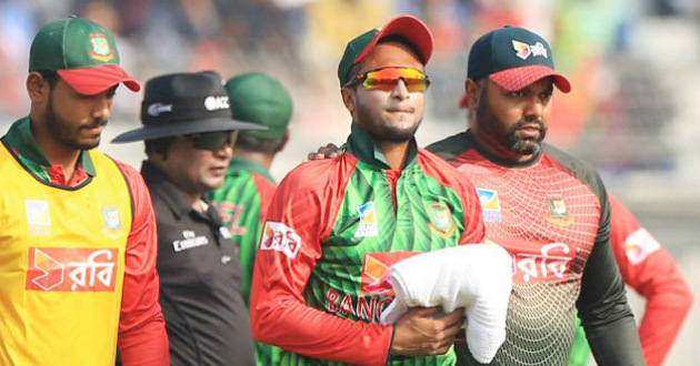 shakib is uncertain in nidahas trophy