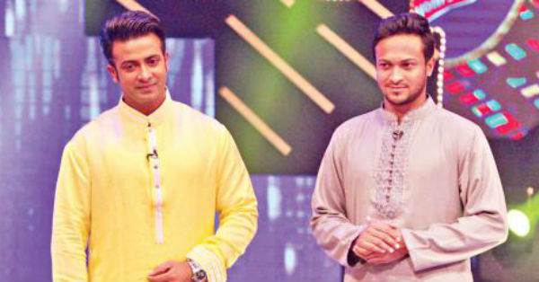 shakib khan with shakib al hasan