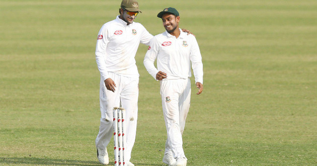 shakib miraz mirpur test