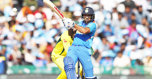 shikhar dhawan pull short
