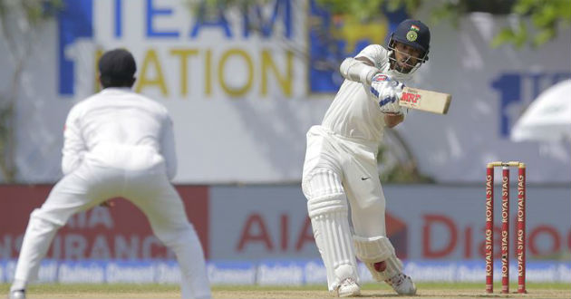 shikhar dhawan test vs sri lanka