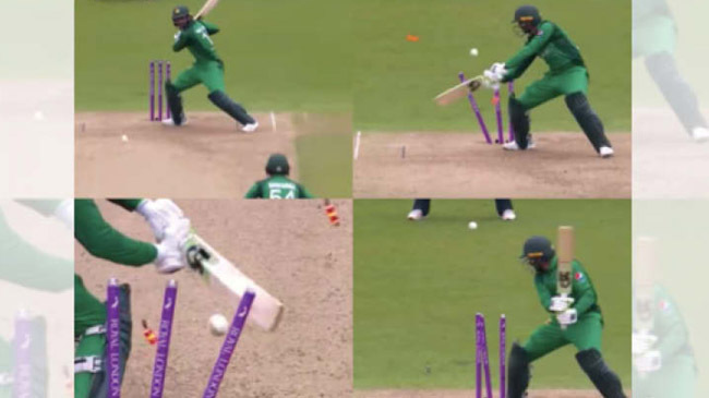 shoaib malik hit wicket