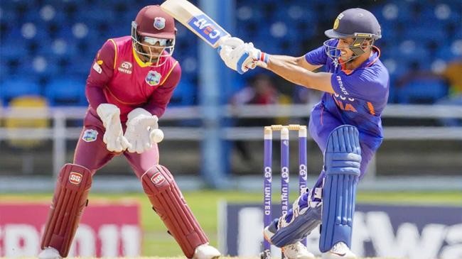 shubman gill vs wi 2022