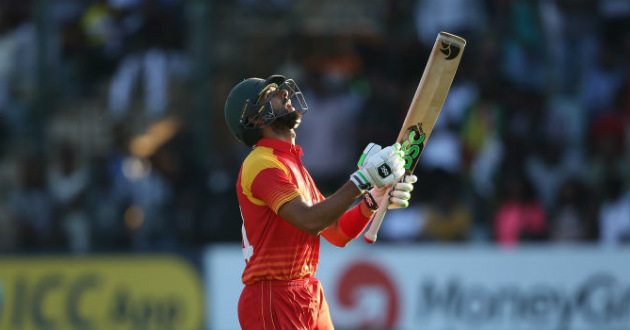 sikandar raza walking out after getting dismissed