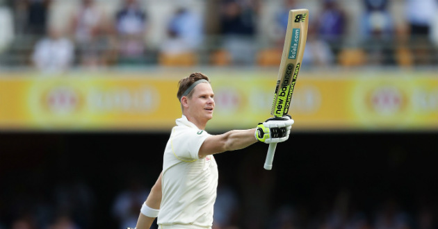 smith century in brisbane test