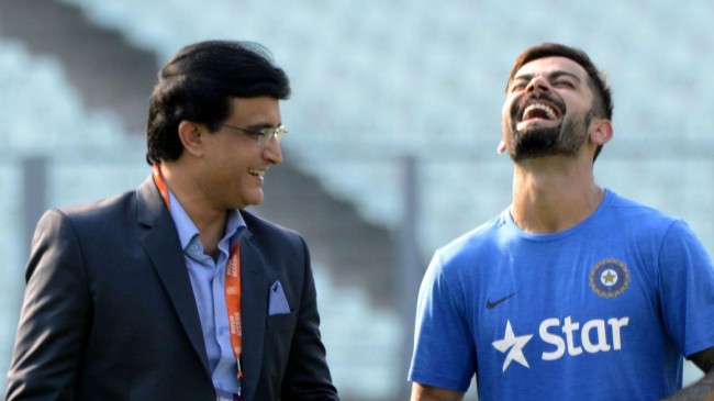 sourav ganguly and virat kohli