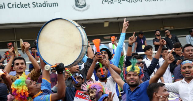spectators at sher e bangla in bpl 2017