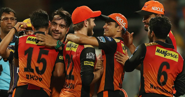 srh beat kkr to reach final of ipl 2018