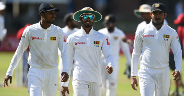 sri lankan players walk off after dismissing south africa