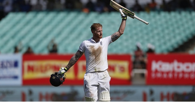 stokes in india vs england test