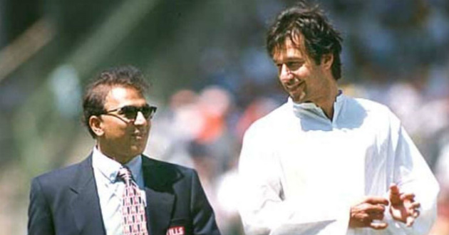 sunil gavaskar and imran khan