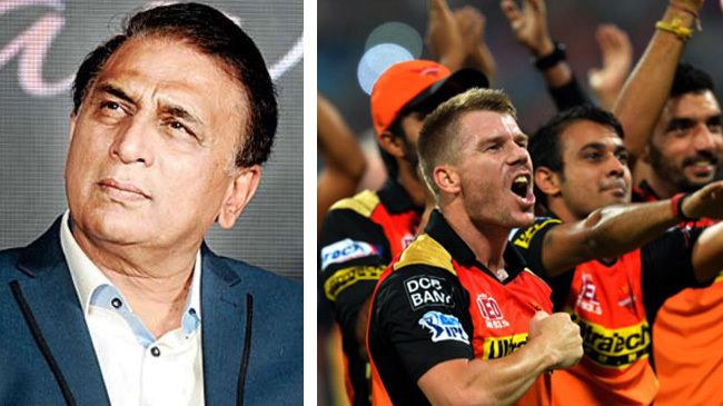 sunil gavaskar sunrisers hyderabad