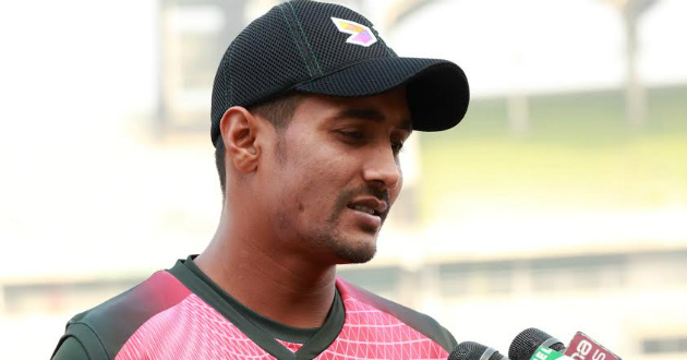 sunzamul talking to media while practice of bangladesh team