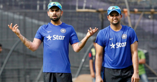 suresh raina virat kohli