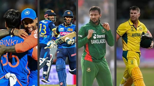 suryakumar yadav srilanka team shakib and warner