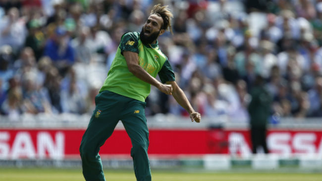 tahir takes first wicket in wc19
