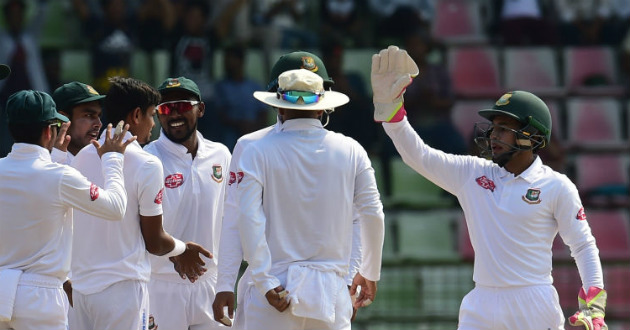 taijul celebrating a wicket in sylhet test