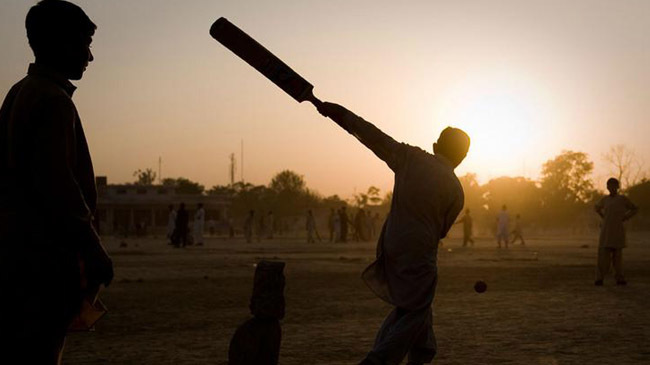 talibans playing cricket