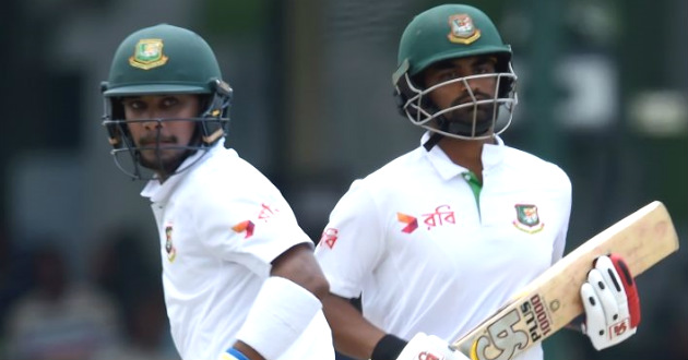 tamim and sabbir made good partnarship in colombo