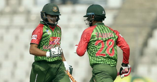 tamim and shakib in tri nation series