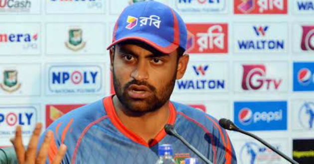 tamim iqbal talking to media