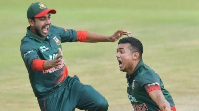 taskin ahmed celebrates his five wicket