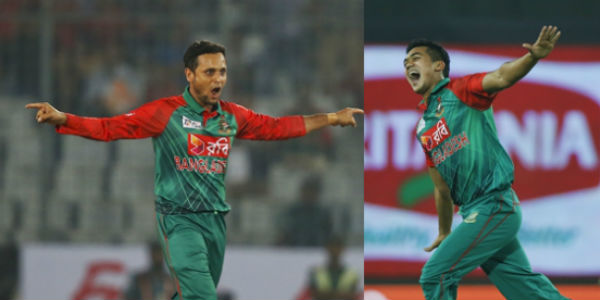taskin and sunny need bowling test