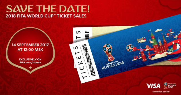 ticket of Russia Football World Cup