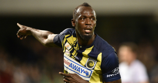 usain bolt scored double goal