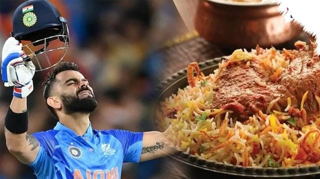 virat and biryani