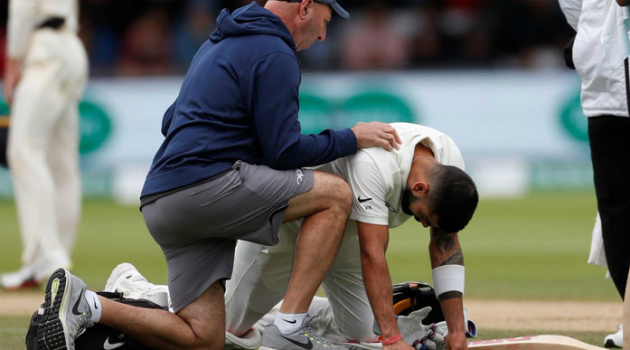 virat back injury