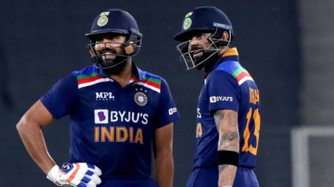 virat kohli and rohit sharma renewed their friendship