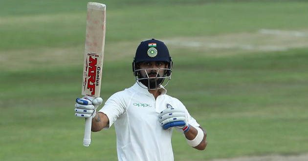 virat kohli hits a half century on centurion