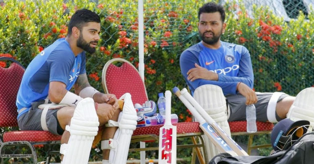 virat kohli rohit sharma practices