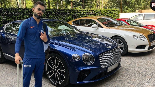 virat kohli with his car 2020