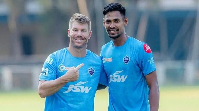 warner and mustafiz delhi capitals