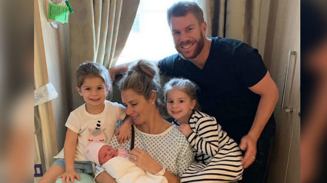 warner blessed with third baby