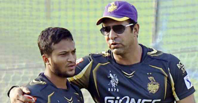 wasim akram left kkr