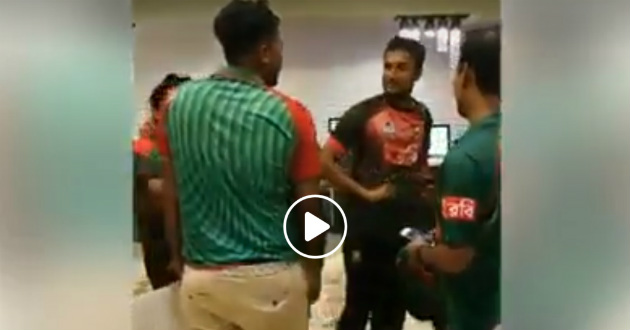 why shakib angry on a supporter