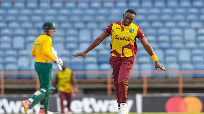 wi won by 21 runs