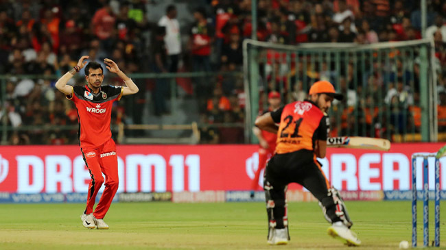 yuzvendra chahal vs sunrisers hyderabad