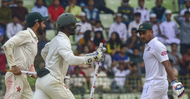 zimbabwe beat bangladesh in test at sylhet