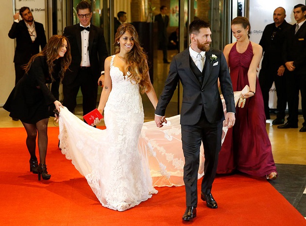 Messi Antonela Roccuzzo Wedding