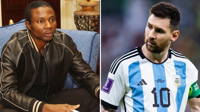 aghahowa and messi