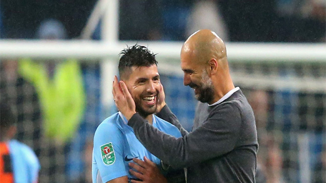 aguero and guardiola