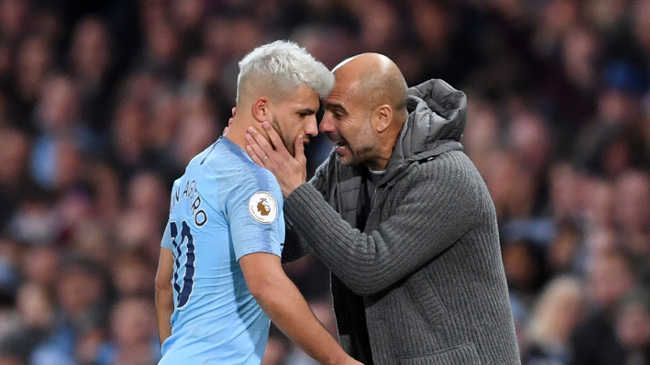 aguero and guardiola